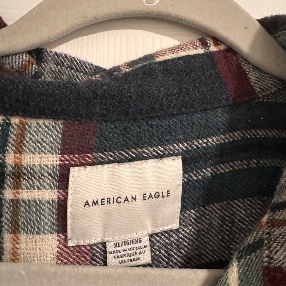 American Eagle Outfitters Multicolor Plaid Shirt - Picture 4 of 4